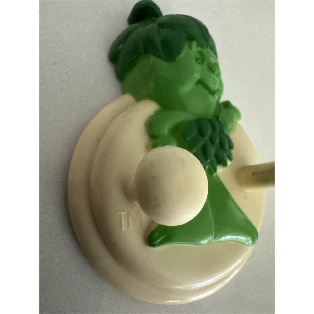 Jolly Green Giant's Little Green Sprout Fridge Magnet Hook 1995 Vtg Refrigerator